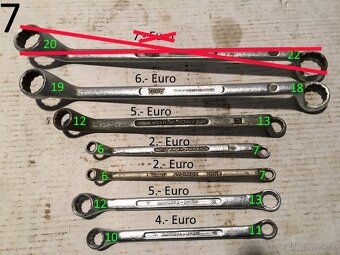 Hasáky a blitzky vidlicové a očkové klúče - 7