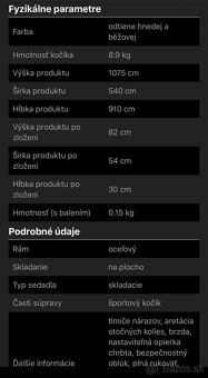 Kinderkraft TRIG 3 športový kočík - Stone Beige - 7