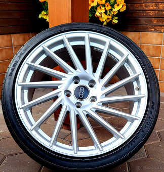 alu R19 5x112, letné pneu 245/35, Audi A4. Mercedes E + C - 7
