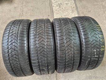 235/60 r18 zimné 4 ks PIRELLI dezén 5,9 - 5,7 mm - 7