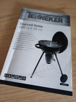 BBQ Gril TENNEKER Ø 58 cm + príslušenstvo z liatiny - 7