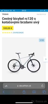 Cestný bicykel nový top stav - 7