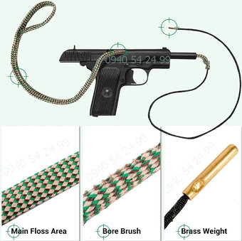 BORESNAKE šnúra na čistenie zbrane - 7