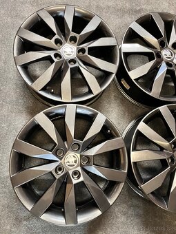 5x112 R17 originál disky Škoda Octavia - BLACK - - 7