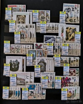 Poštové známky Československo - série čisté / 2 - 7