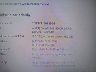 17" ntb Lenovo B71-80 / Intel core i5 / 256gb ssd / 16gb ra - 7