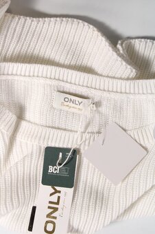 Sveter ONLY oversized strih - biely ===NOVÉ=== - 7