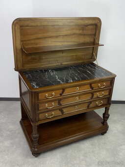 Starožitná komoda s výklopným platom - 7