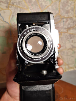 měchový fotoaparát Ercona II, Carl Zeiss Tessar, TOP stav - 7