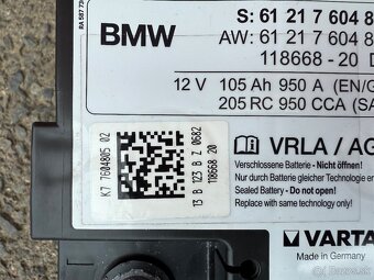 Autobaterie 12V 105 Ah 950A, 110 Ah 520 A VARTA - 7