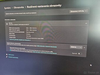 Predám monitor HP 27w – 27" Full HD, IPS - 7