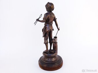 Bronzová Socha - Kováč - sign. Rancoulet - 7