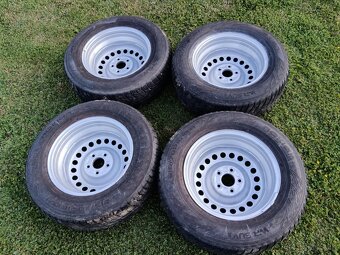 Plechové disky s pneumatikami 6.5x16 5x114.3 ET31.5 - 7