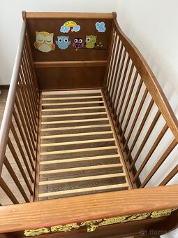 Kvalitná Detská postieľka Noble Cot 120x60 Vintage - 7