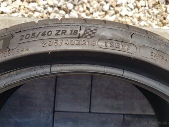205/40 r18 letné pneumatiky 4ks Michelin - 7