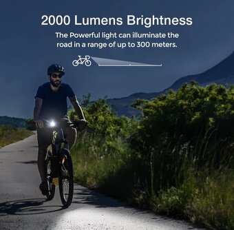Veľmi Kvalitné Smart LED Svetlá na Bike - nabíjateľné - 7