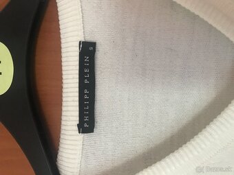 PHILIPP PLEIN white dámsky trickovy/svetrik S/M - 7