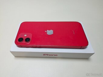 APPLE IPHONE 12 128GB RED ,ZDRAVIE BATERKY 100% - 7