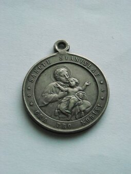 Medaily svätcov a Starožitné sväté obrázky na skle - 7