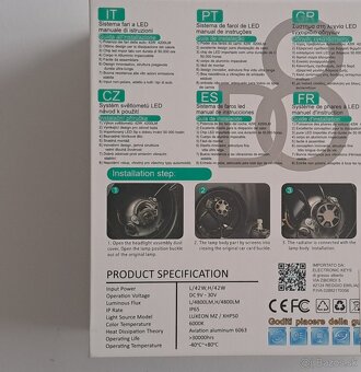 Led žiarovky H7 - 42W - CanBus - 4800 Lm - 7