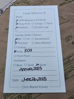 CRK Large Annual Sebenza 2025 KOA - 7