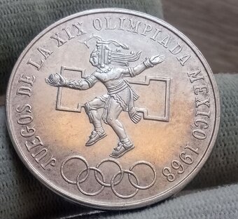 Strieborné mince Mexika. - 7