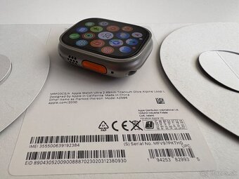 Apple Watch Ultra 2 49mm , Titanium Olive Alpine Loop L - 7