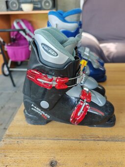 Detské lyže 70cm, 90cm, 100cm, lyžiarky, prilby - 7