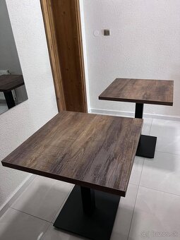 Predám kaviarenské stoly do barov , kaviarní - Všetko NOVE - 7