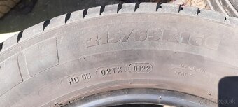 2 ks celosezónne pneu Michelin 215/65 R16C - 7