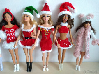 Oblečenie šaty na bábiky Barbie Ken deti Rainbow high LOL - 7