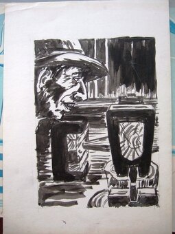 obrazy, akvarel, olejomaľba, Blažo, grafika - 7