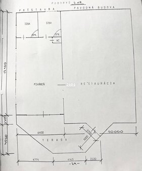 PEREŠ - dom - budova - na podnikanie aj bývanie. pozemok 594 - 7
