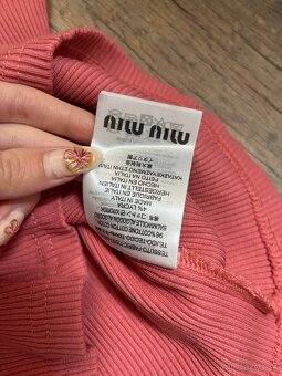 Miu Miu top ružové - 7