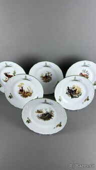 Obedová súprava, NOVÁ, poľovnícky porcelán - 7