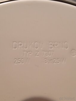 Predám retro lampu Drukov Brno cena 110 eur. - 7