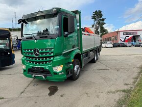 MERCEDES EURO 6 Valník s hydraulickou rukou PALFINGER ,EURO6 - 7