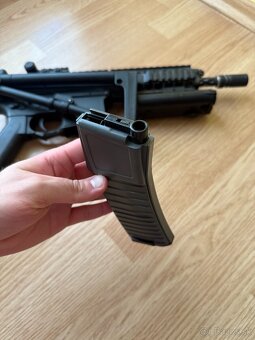 PDW 808 AEG Double Bell Čierna - bez baterky - 7