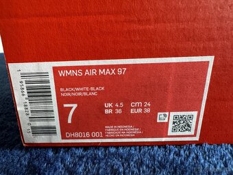 (1) Nike Air Max 97 Dámske Čierne - 7