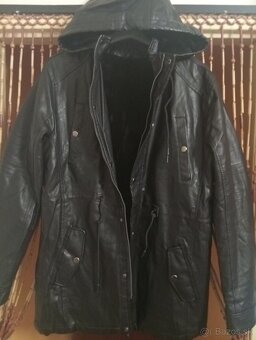 Krásna pánska kož.bunda s kožušinou..- ZIMNÁ - 7