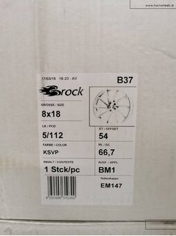 Vw Golf,Touran,Sharan,Caddy alu disky 8x18 ET54 5x112 1217 - 7