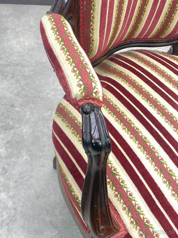 honosné rokokové kresielka 1900 - 7