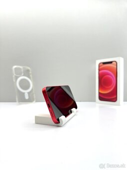 iPhone 12 MINI RED TOP STAV NOVÁ BATÉRIA 100% - 7