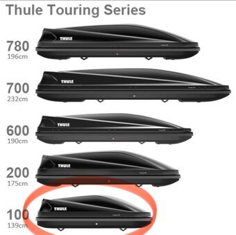 Strešný box Thule Touring 100 (330L) - 7