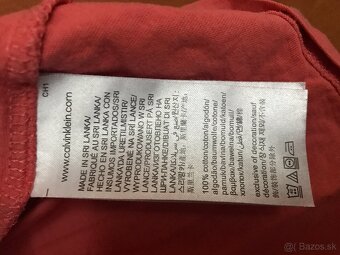 CALVIN KLEIN originál lososové damske tricko S - 7