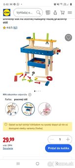 Drevený pracovný stôl LUPILU - 7