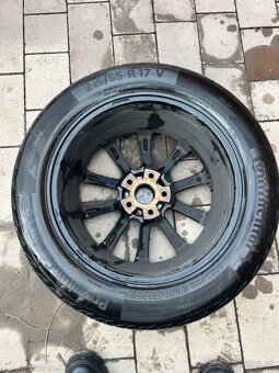 Predám ALU disky R17 + letné pneu Continental - 7