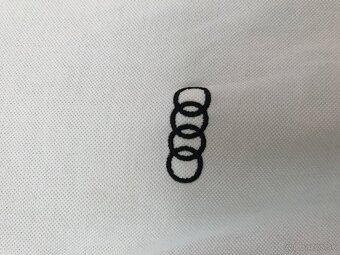 AUDI originál white pánske polotricko XL - 7