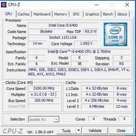 Herné PC I5-6400/16GB RAM/SSD 256GB/GTX770/HDD 2TB - 7
