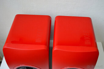 KEF LS50 Speakers Limited Edition Racing Red Speakers - 7